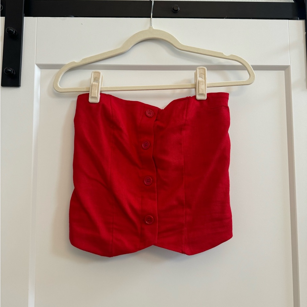 NWT Abercrombie & Fitch Red Tube Top